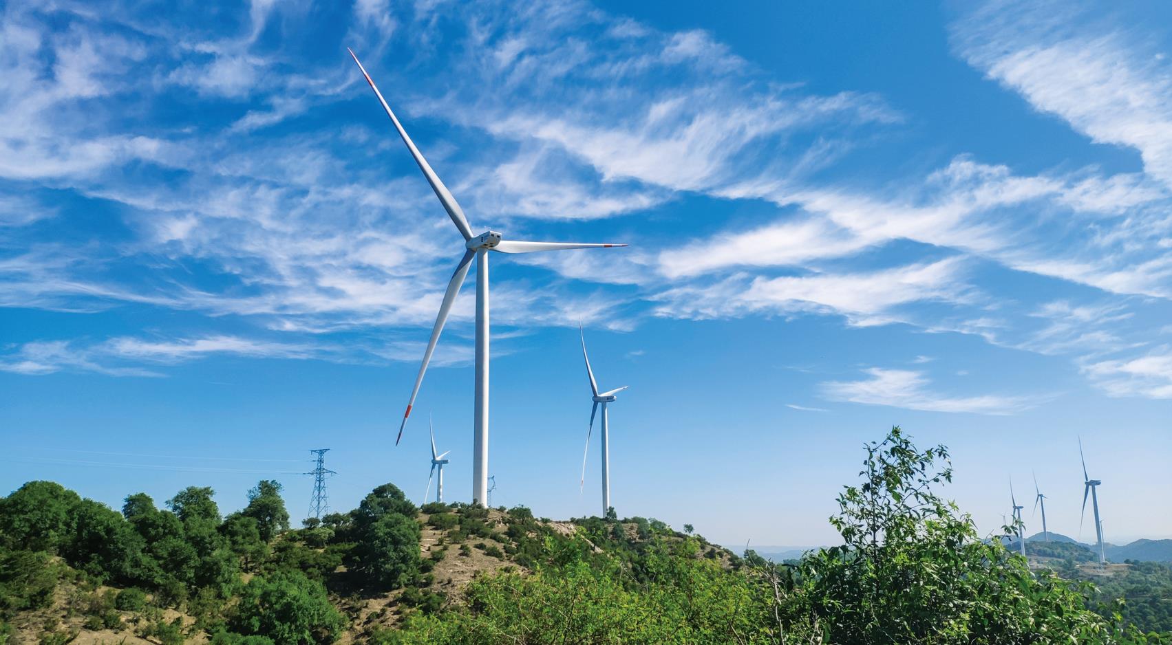 新能源领域钢结构--晋电国恒乡宁风电项目
