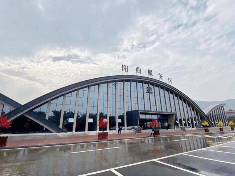 装配式公共建筑工程-阳曲服务区提档升级